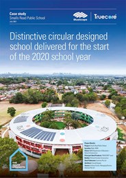 Distinctive circular designed school delivered for the start of the 2020 school year