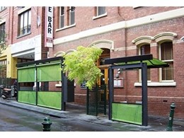 Punch Lane Wine Bar installs sunshades for outdoor dining area