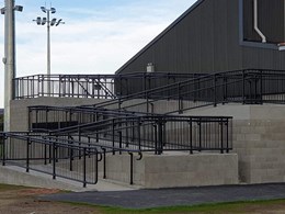 Ensuring compliance in community sports infrastructure with modular safety barriers and handrails