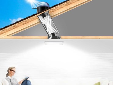 Solatube tubular daylighting system with one-touch remote daylight control