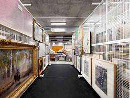Dexion mobile art racking solutions help store Bendigo Art Gallery collections