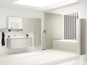 White is a popular colour in bathroom design