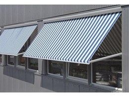 Metro Box fall arm awnings available from Eurofurst