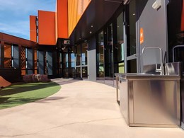 Britex drinking fountains keep students hydrated at North Melbourne vertical school 