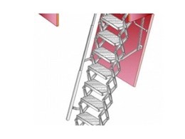 Scissor stair attic ladders from Kimberley Products