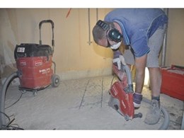 Dry-cut demolition saws available from Kennards Hire minimise dust