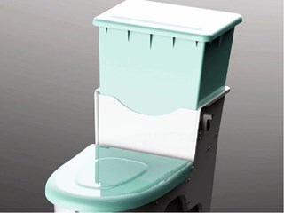 Read’s sand flushing toilet is called 'Sandi'