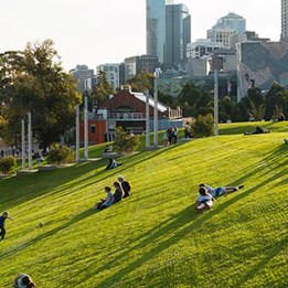 Birrarung Marr Stormwater Harvesting and Landscape Integration Project by Cardno, Urban Initiatives and Jones & Whitehead