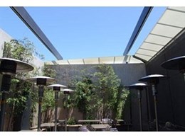 Viva retractable roof systems creating alfresco areas at Woollahra Hotel