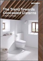 The trend towards concealed cisterns in bathroom design