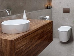 Seima’s minimalist toilet bowl design providing true clean flush
