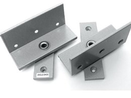 Pivot door details from Angle Shoe Products for flush service closets and tight budgets 