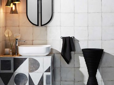 A small bathroom is the perfect opportunity to showcase your personal style 