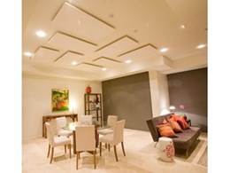 Acoustic Vision's QuietSCAPE decorative acoustic ceiling panels