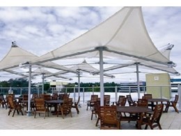 Sunshade structures help protect workers from UV exposure
