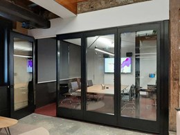 Double glazed office partitions allow Enboarder more flexibility in meeting spaces