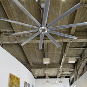 Element™ by Big Ass Fans®, the industrial fan reinvented for commercial spaces