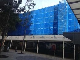 Flexshield builds 18m high noise wall for Rosenlund Contractors