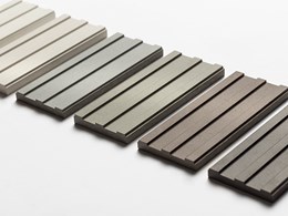 All new facade panel with a linear grooved surface – Swisspearl® Largo Gravial®
