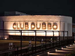 Ever Art Wood battens on Club Dubbo facade create an impact