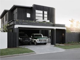 Charred look Trendplank cladding makes a point of difference at Burleigh Waters home