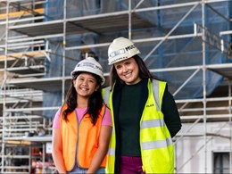 Building an academy for girls in construction