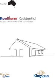 Kooltherm® Residential: Insulation solutions for new builds and renovations