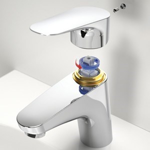 New extended thermostatic basin mixer tap