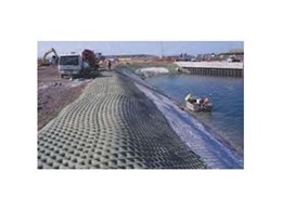 Grout filled revetment mattress products for erosion control, from Erosion Protection Systems