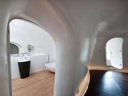 ShapeShell FreeForm achieves organic shape sought for mancave in Sydney home
