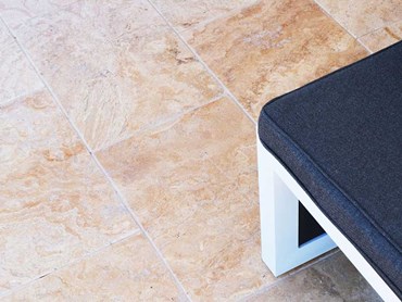 When selecting natural stone for flooring, check whether the area is low or high traffic in use