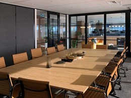 Glazed acoustic operable walls help Shore Financial create flexible spaces at North Sydney office