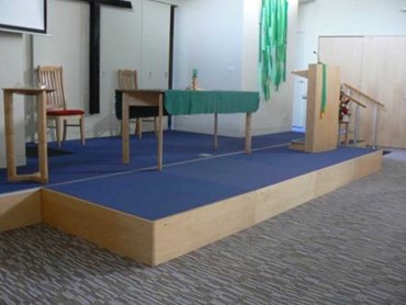 St Andrew's Uniting Church - Timber Fascia Portable Podium