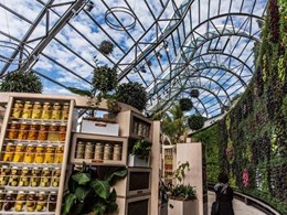 New horticultural building at Sydney Royal Botanic Gardens featuring EDGE products