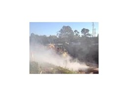 Tecpro dust suppression systems combating silica dust at construction sites 