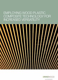 Employing wood plastic composite technology for increased versatility