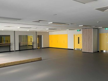 The large function/meeting area at St Clair Recreation and Leisure Centre 