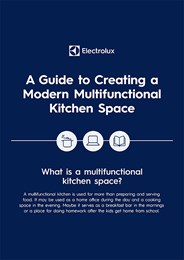 A guide to creating a modern multifunctional kitchen space