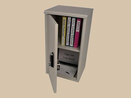 Lockable cabinets for workplace health and safety documents