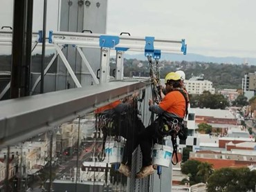 Sayfa's rolling rope access davit system combines aesthetics with function 