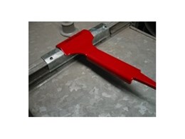 Duct cleat installation tool available from Bullock MFG