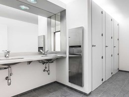 Custom partitions add elegant touch to new European Parliament HQ washrooms