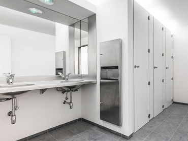 ASI supplied washroom partitions and accessories for the new European Parliament HQ
