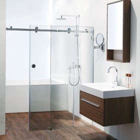 OPTO Shower, Frameless Sliding Shower System