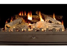 Decorative open gas fires available from Heatmaster