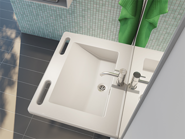 Matrix wash basin range designed for aged care and disability sectors
