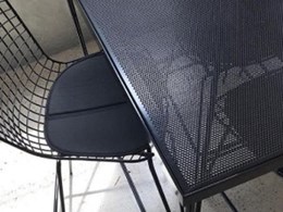 Get creative with leftover steel panels and mesh