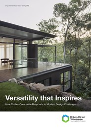 Versatility that inspires: How timber composite responds to modern design challenges