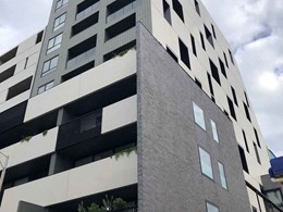 Dark brick inlay facade makes a striking point of difference at Park Lane apartments