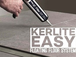 New Kerlite Easy floating floor system for quick and easy renovations